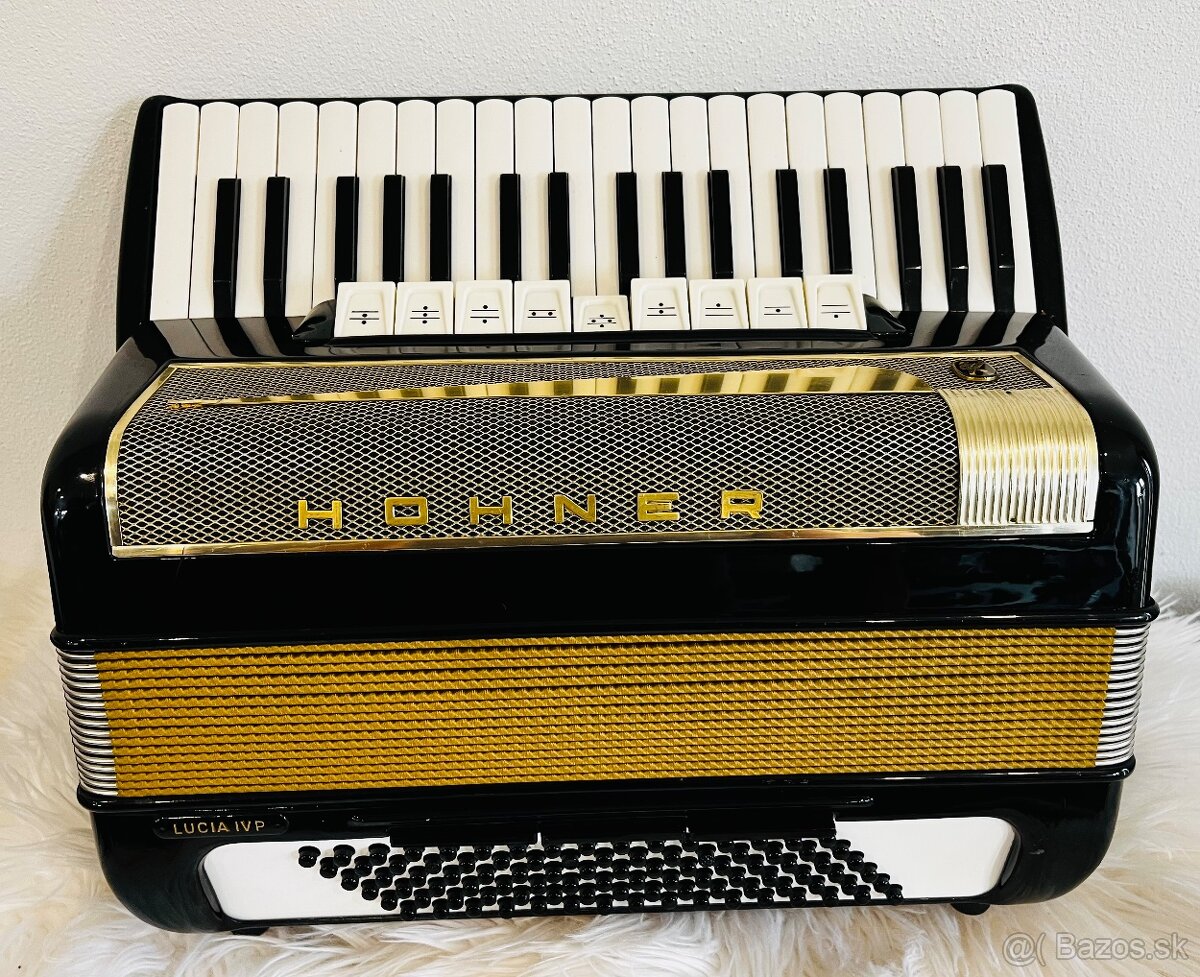 Predám akordeón  Hohner Favorit IV P- 96 basový