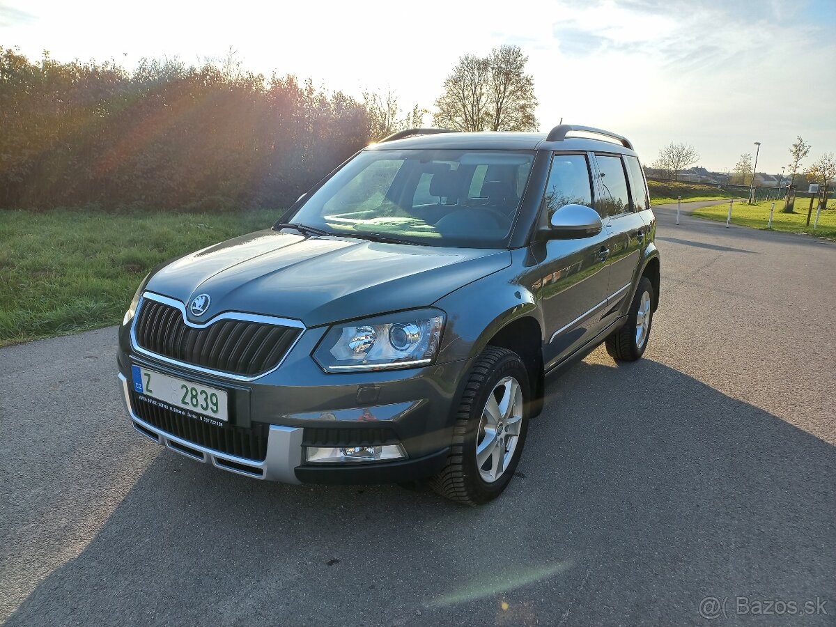 Škoda yeti 2,0tdi 4x4 R.v.2016 DSG pouze 38tkm  navi