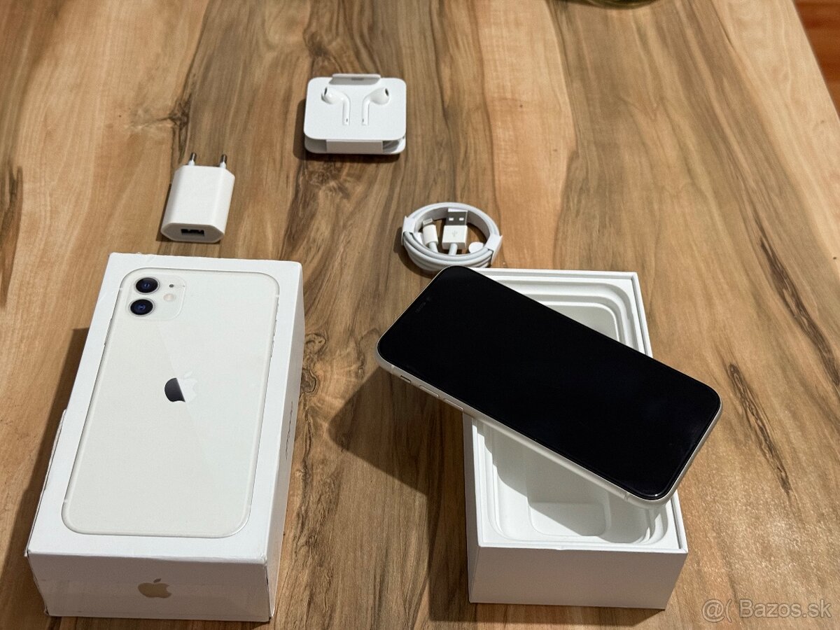 Predám Apple iPhone 11 64GB White Malé známky opotrebovania