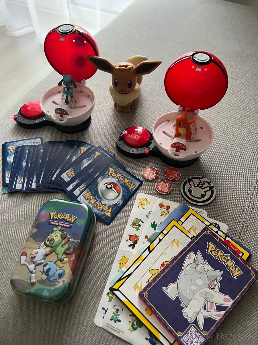 Pokemon, Pokeball, kartičky, postavičky