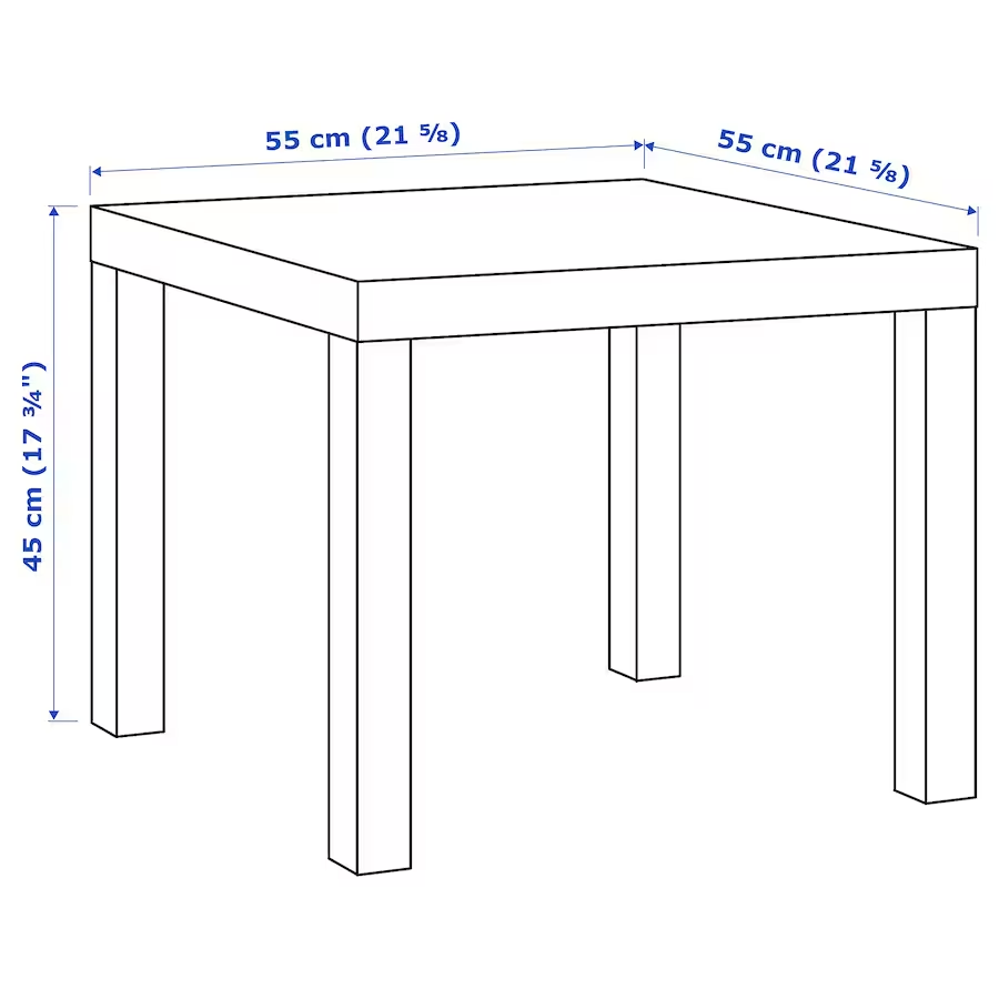 príručný stolík LACK ikea