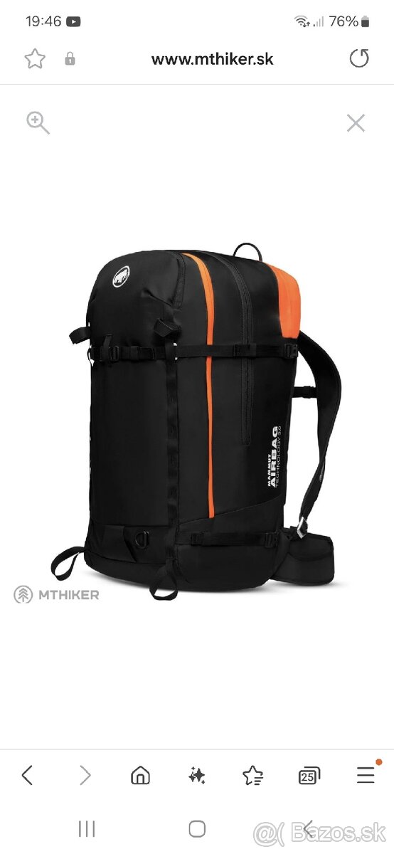 Mammut Pro 45 Removable Airbag - Black

