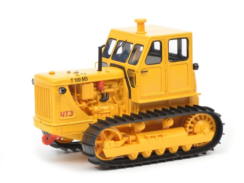 Model pásový traktor t 100 M3 1:32 schuco