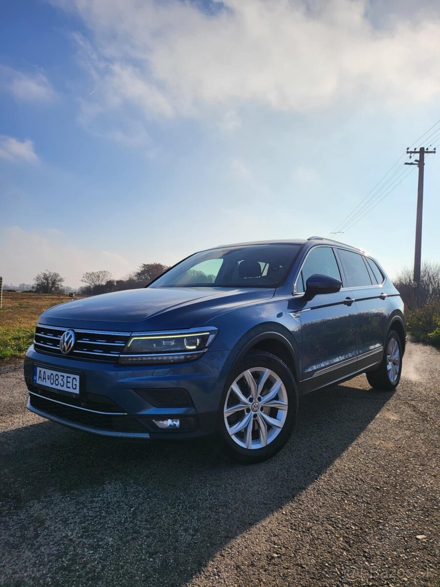 Vymením Tiguan allspace 2.0tsi, 162kw,4x4, 2018