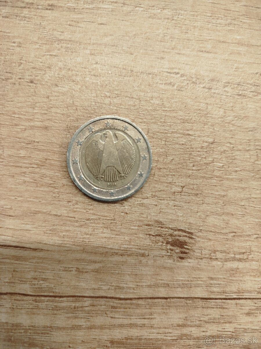 2 euro nemecko vzacna