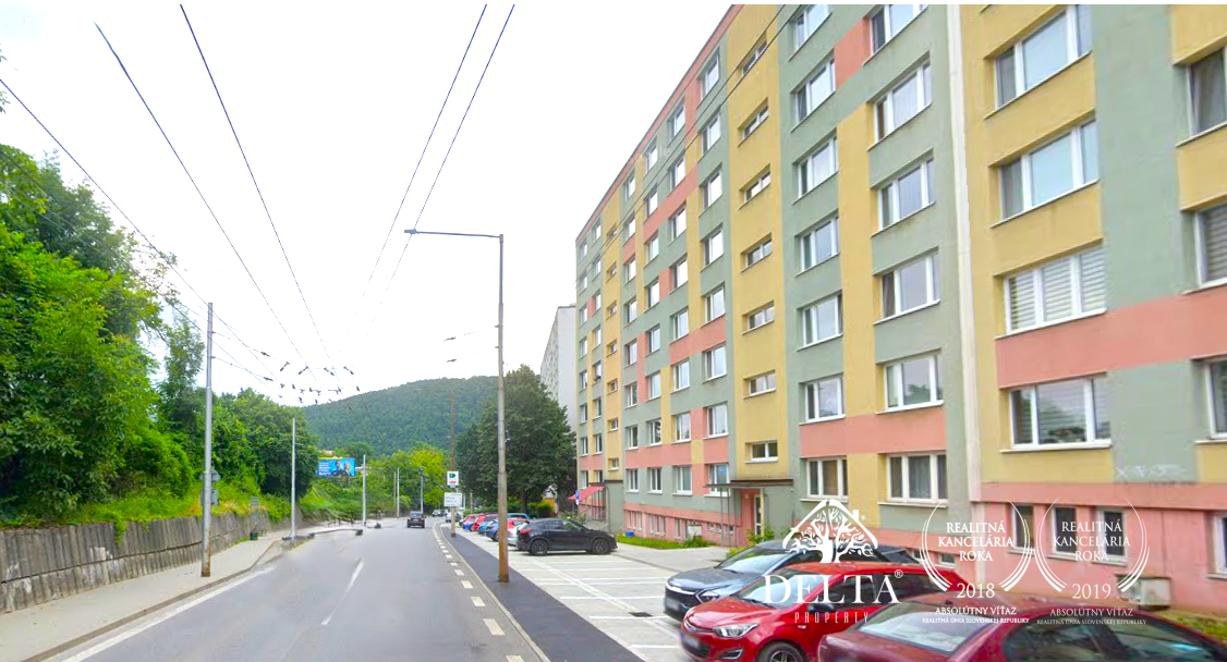 Zariadený 2 izb. byt 64m2 s balkónom Banská Bystrica prenájo