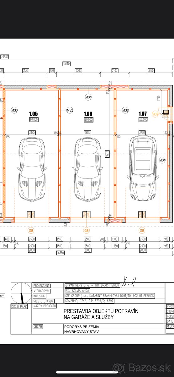 Nova 40 m2 Garaz napredaj