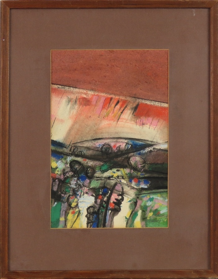 Stanislav Harangozó - Zasnívaná 1992 pastel