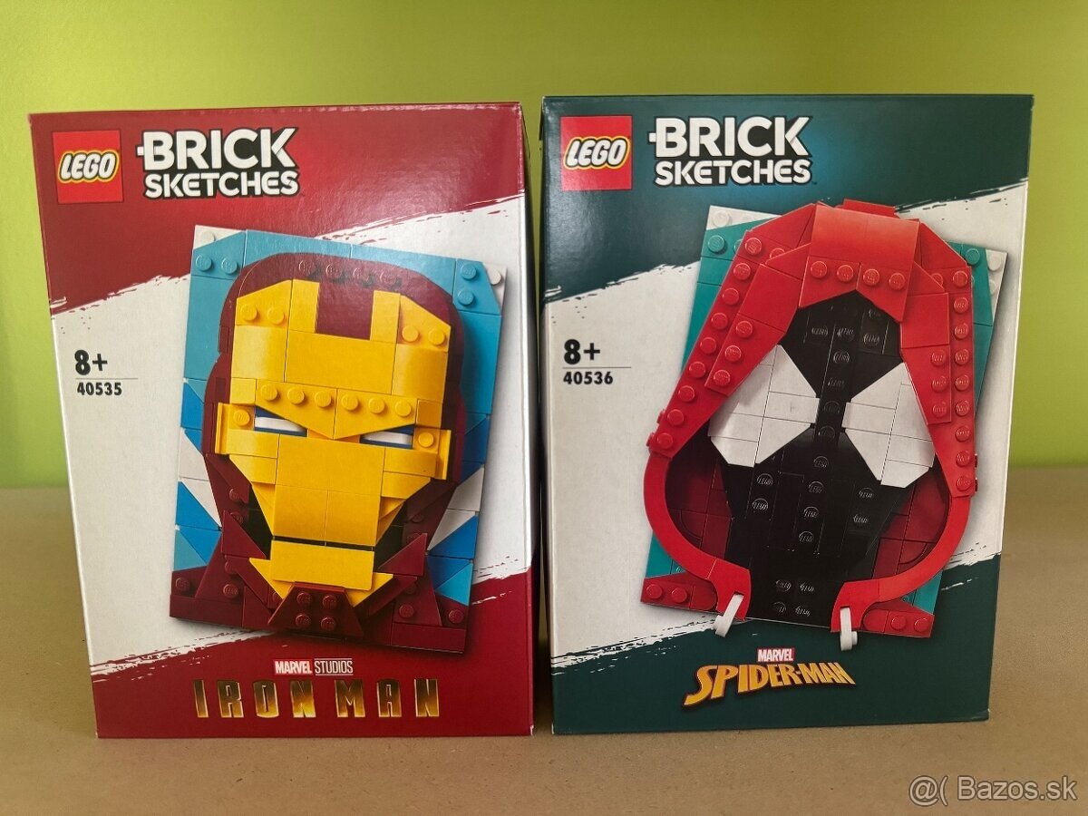 LEGO BRICK SKETCHES MARVEL DISNEY DC STAR WARS