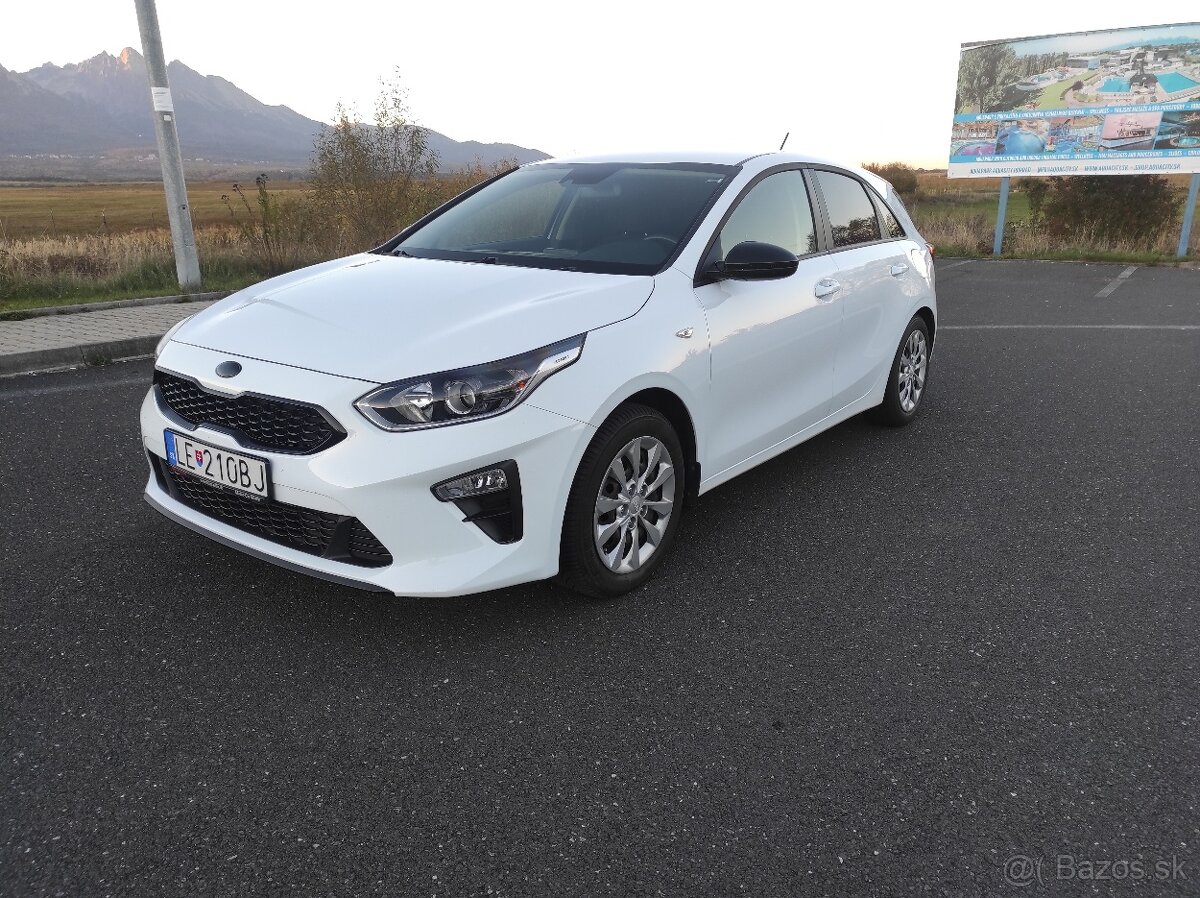 Predám KIA CEED 1,4 MPI, rok výroby 2019 benzín - LPG