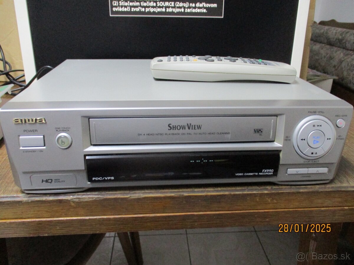 AIWA HV-FX990ZS 4-hlav sp,lp