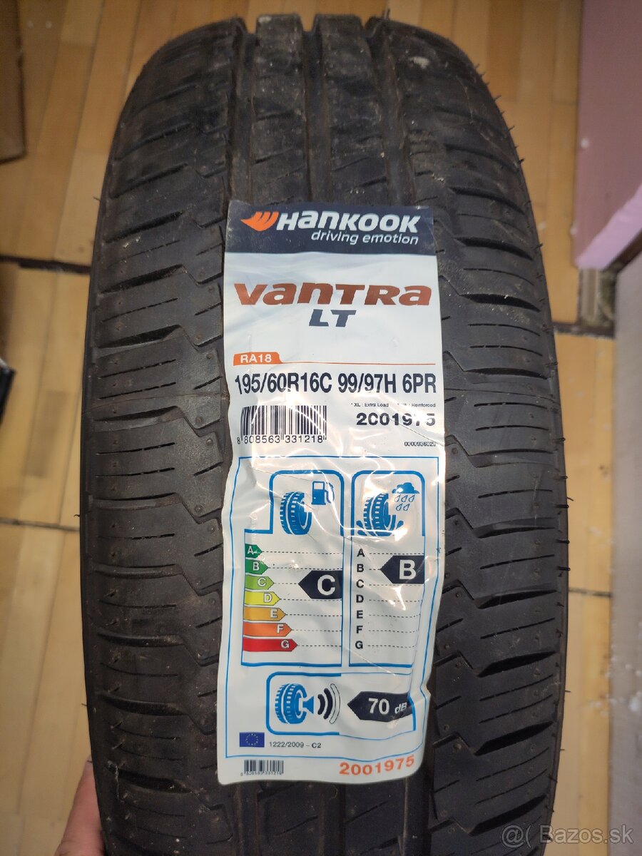 Pneumatiky Hankook 195/60 r16c, 99/97H