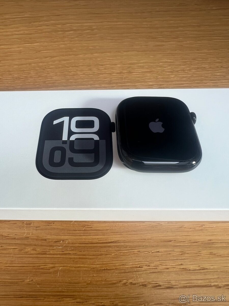 Predám apple WATCH 10 46MM JET BLACK, LTE, ZARUKA, TOP stav