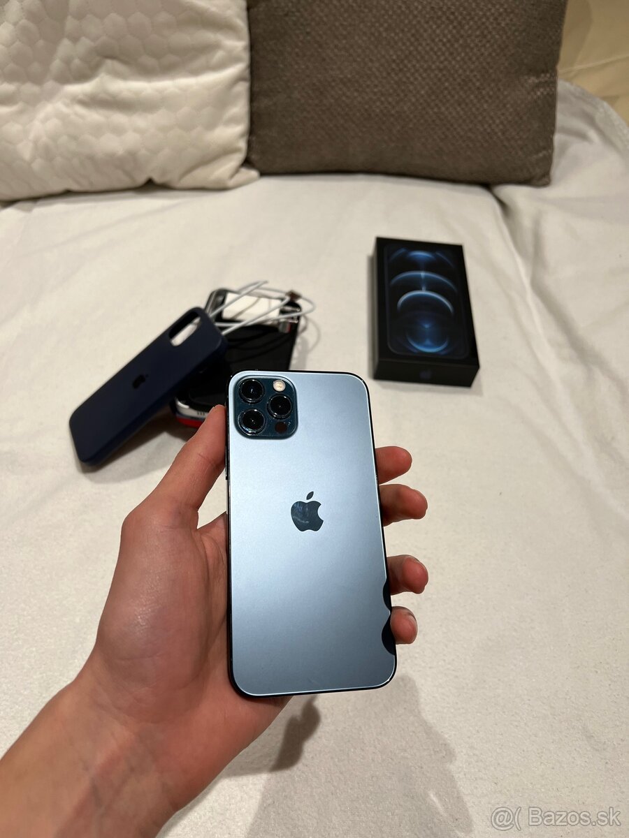 iPhone 12 PRO 256GB PACIFIC BLUE + BOHATÉ PRÍSLUŠENSTVO