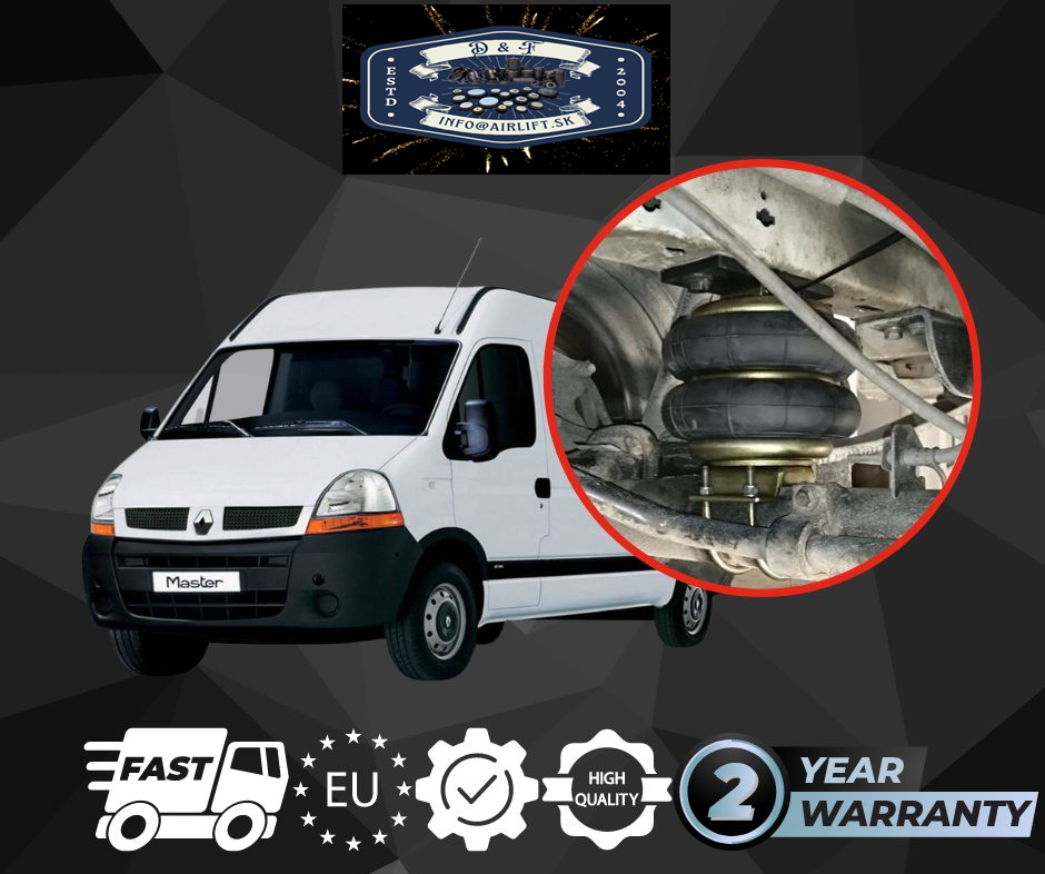 Prídavné vzduchové pruženie Renault Master/Opel Movano
