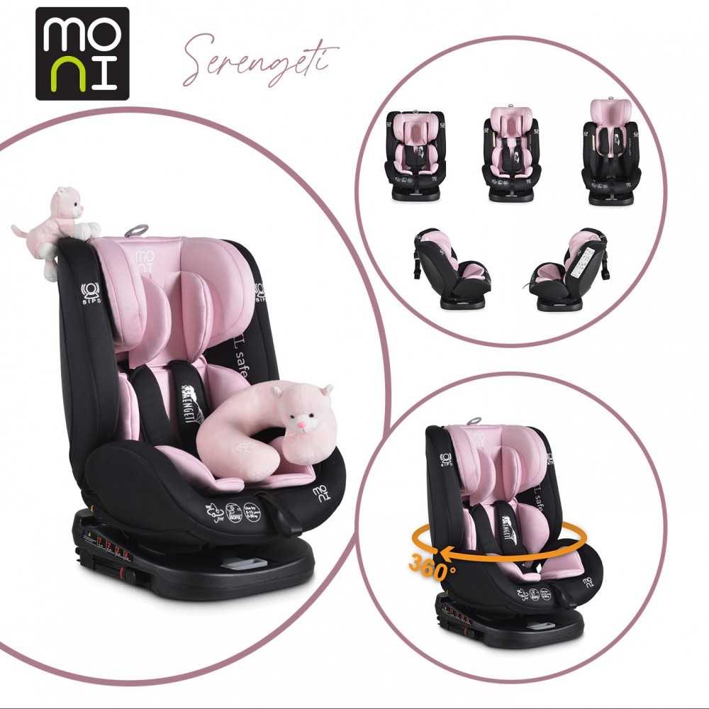 Autosedačka Serengeti + ISOFIX (0-36kg) +cestovný vankúš