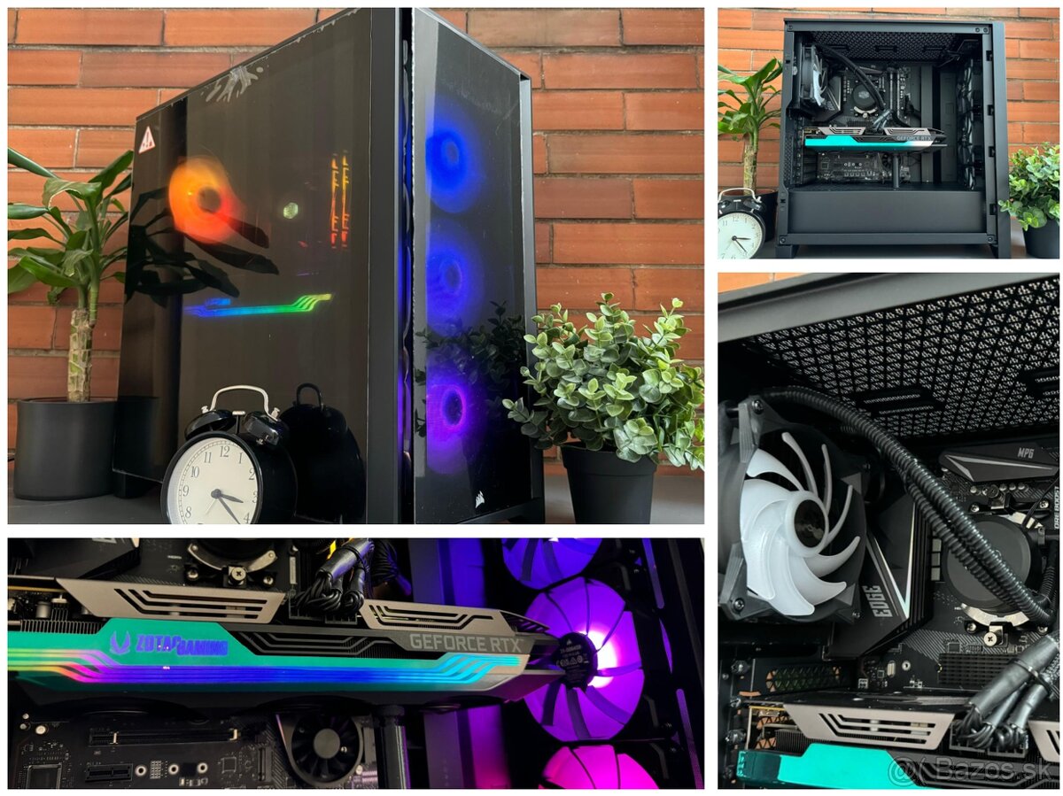 ➡️Ryzen 7 5800X3D\32GB\RTX 3070Ti\SSD-HDD\850W Zdroj\za48