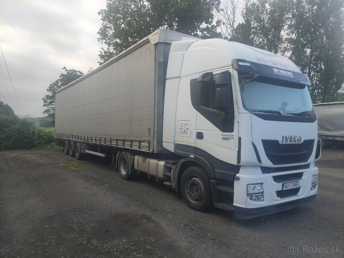 Iveco Stralis 480 HI-WAY euro 6 nové tacho ACC mega retardér