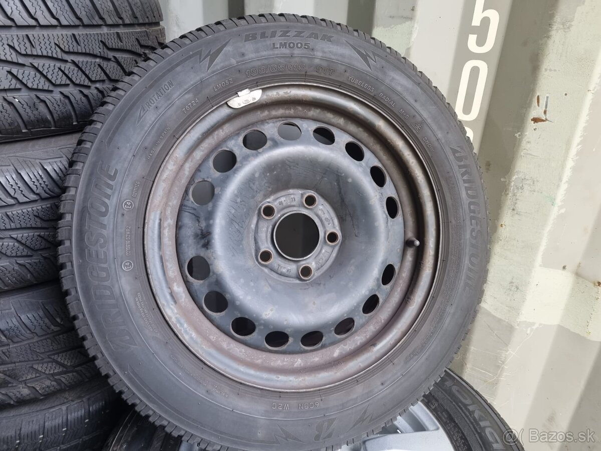 Zimné prezutie 5x110 R15 BRIDGESTONE