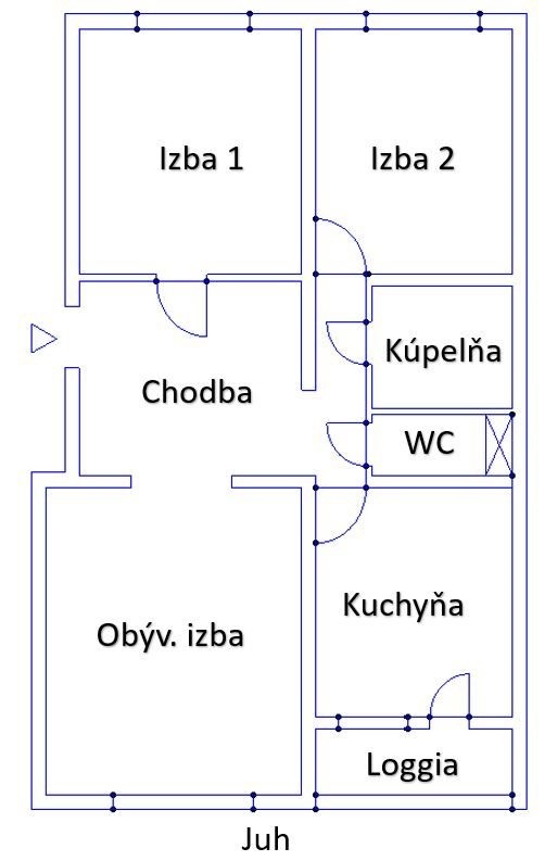 3i byt, Lipany 70m2