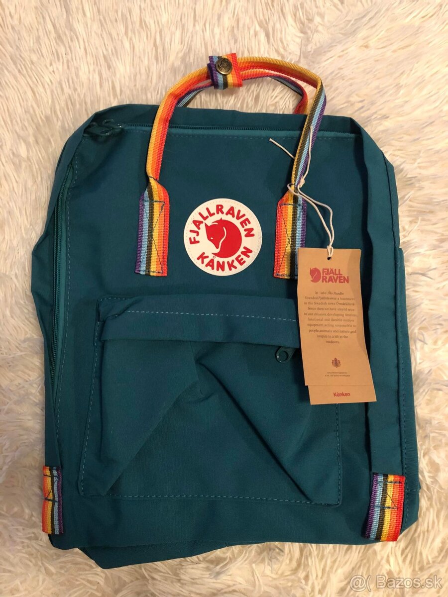 Batoh Fjällräven Kanken ocean green rainbow