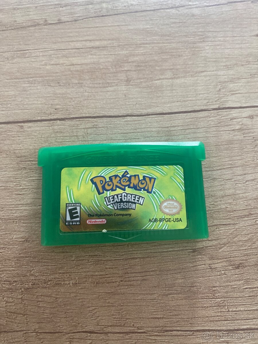 Gameboy Pokémon leafgreen