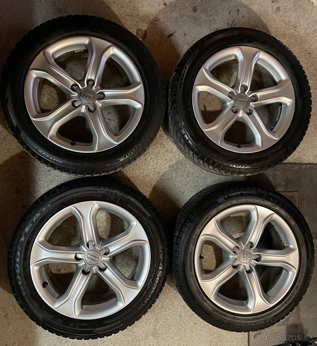 Originál sada 17" kolies Audi