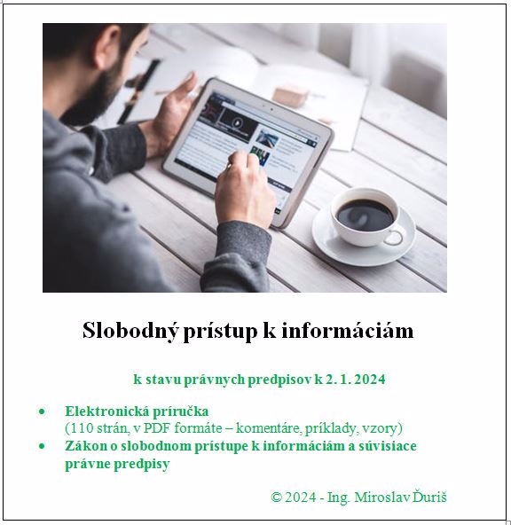 SLOBODNÝ PRÍSTUP K INFORMÁCIÁM - elektronická príručka