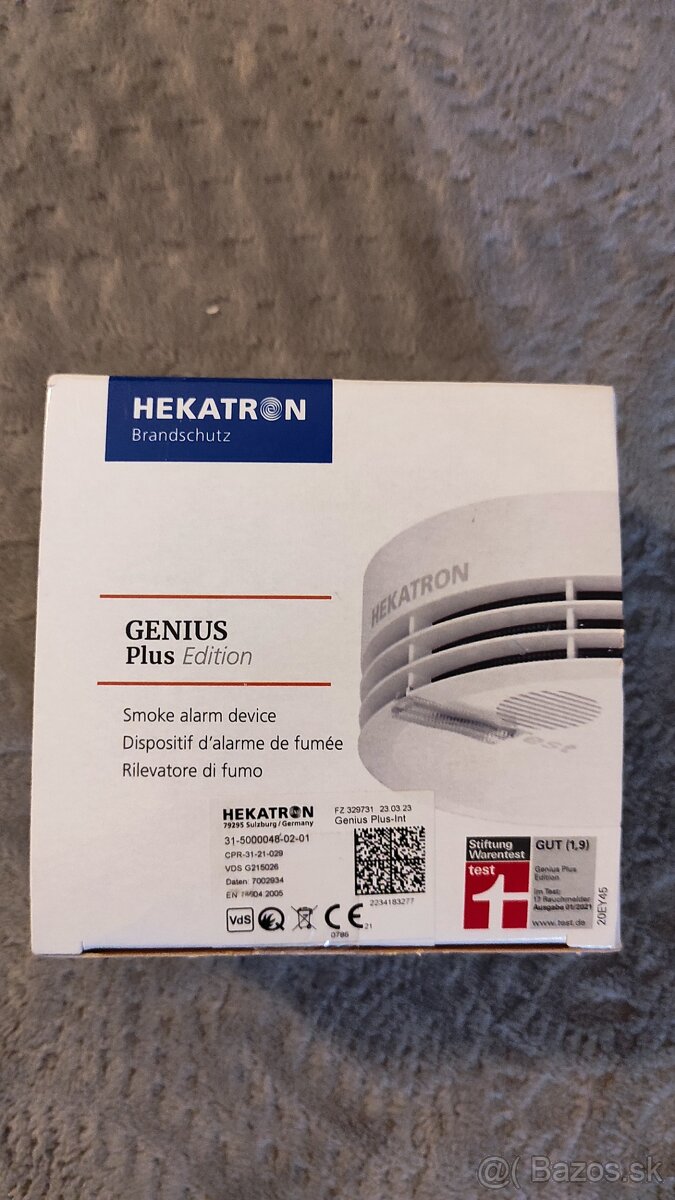 Bezdrôtový hlásič dymu, Hekatron Genius Plus