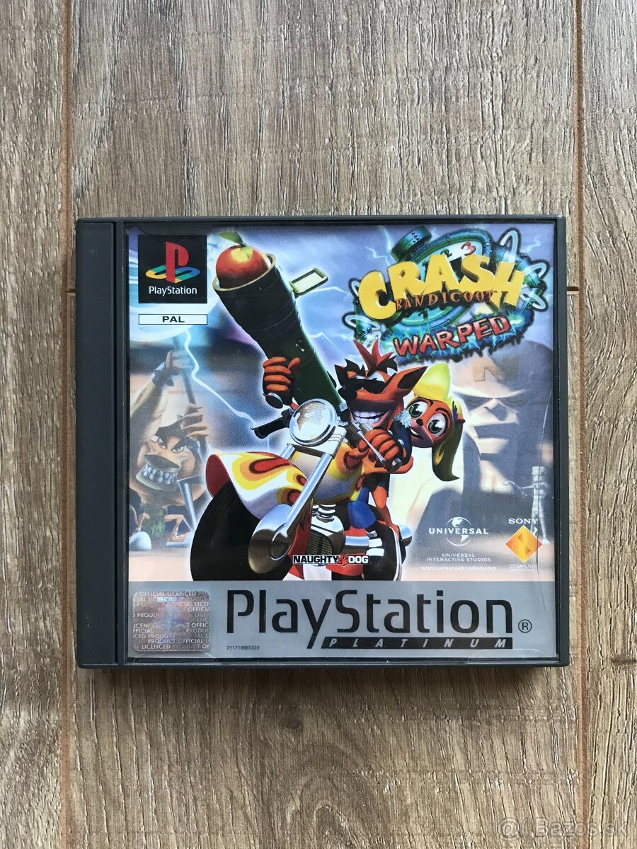 PS1 Crash Bandicoot 3 Warped kompatibilná PS3