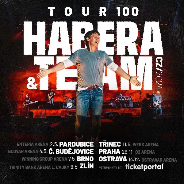 Predám 2 lístky na koncert HABERA&TEAM tour 100-VIP Ostrava