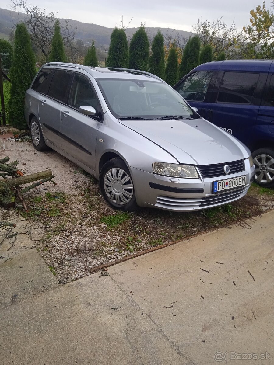 predam fiat stillo multiwagon 1,9jtd 103kw 6rychlostne