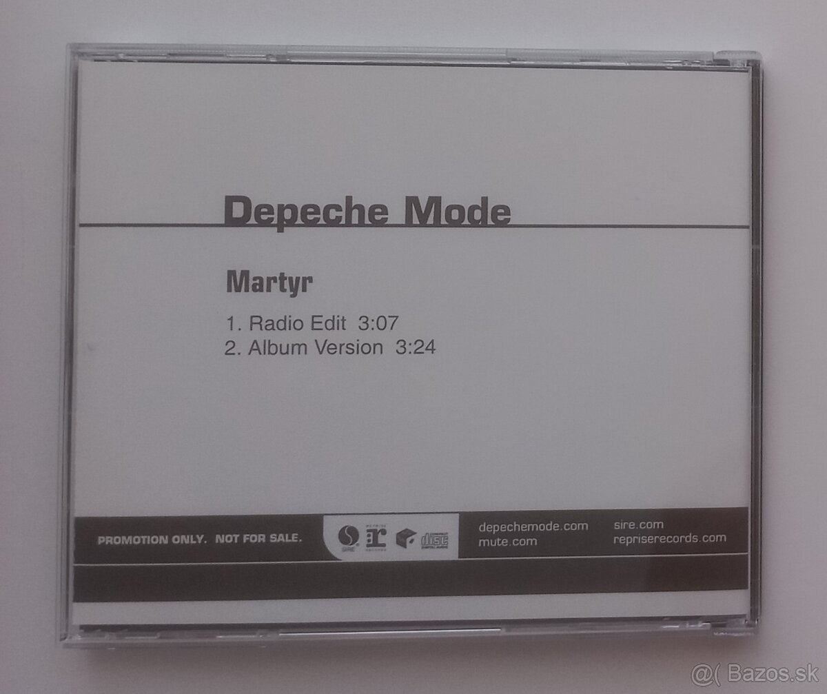 Depeche Mode US CD Promo Martyr