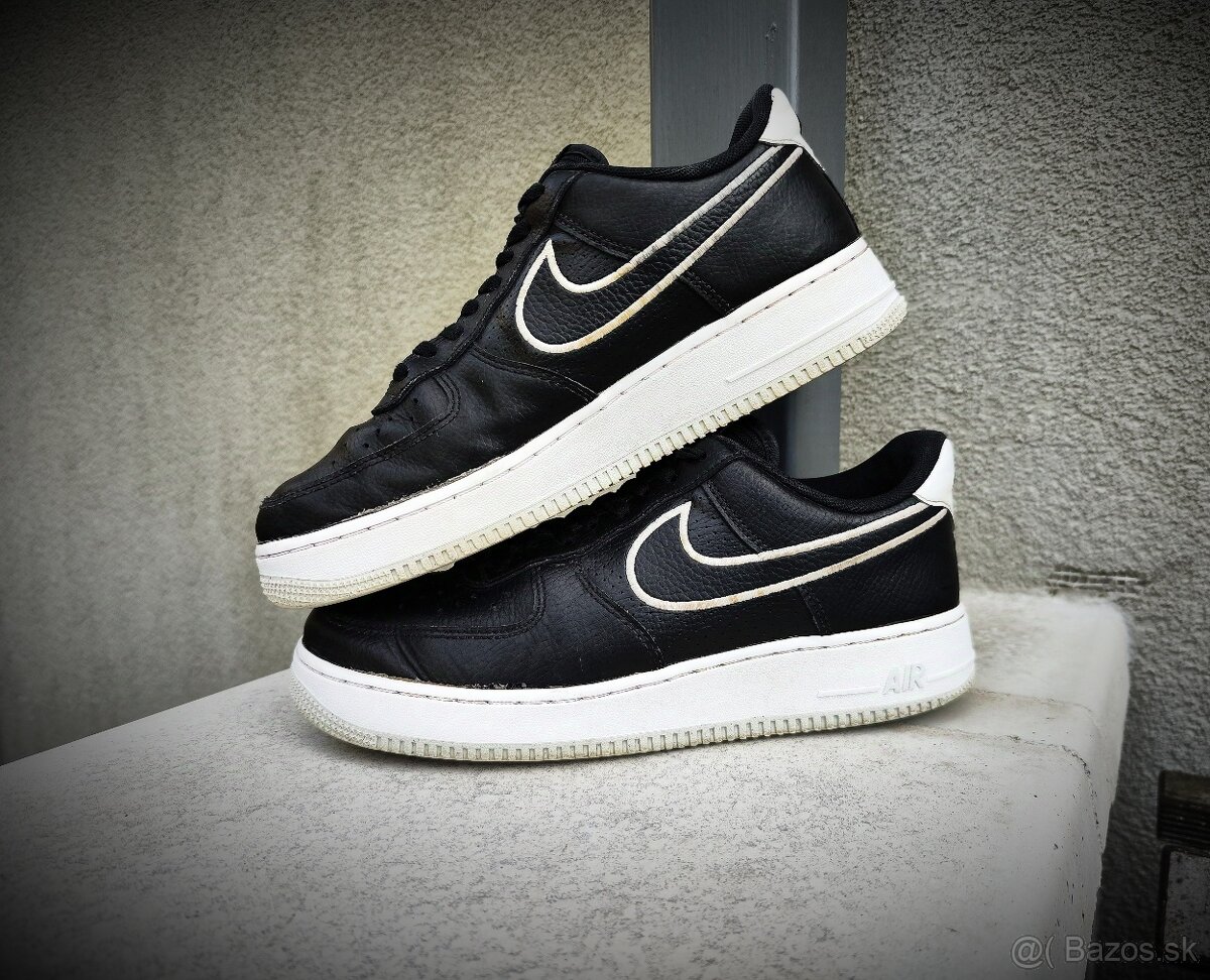 NIKE AIR FORCE 1 Low - Black & White, Originál vel. 42.5 EUR