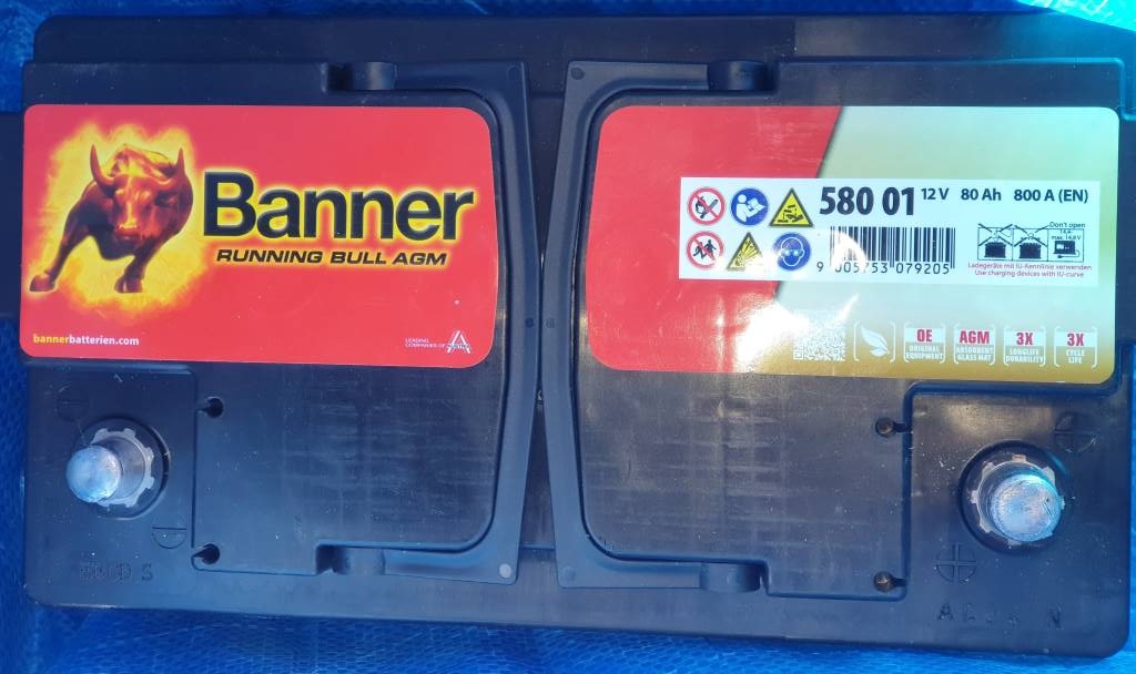 Banner AGM 80Ah 800A start-stop