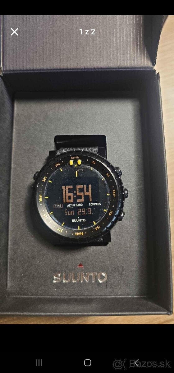 Suunto core Black yellow