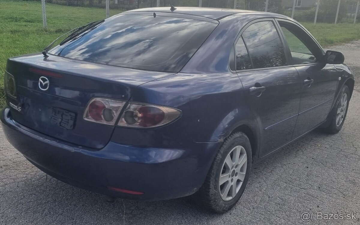 Rozpredám mazda 6 2.0 diesel 2005 89kw