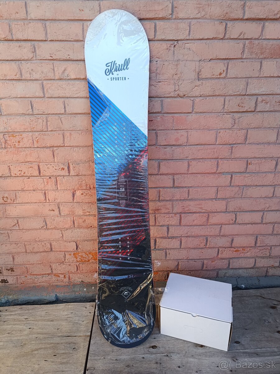 Nový snowboar Sporten Krull 156 cm +Nové 3D viazanie SP RAGE