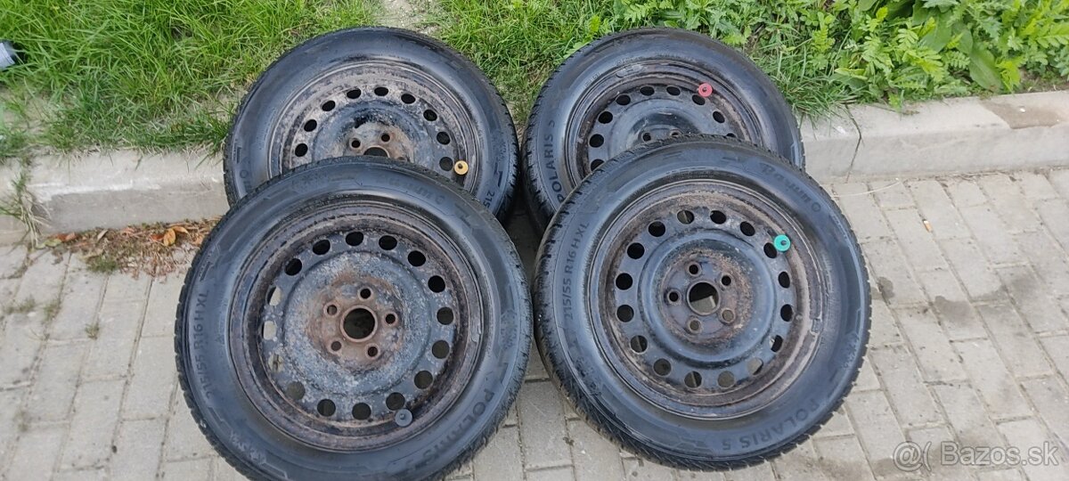 Zimná sada pneu aj s diskami 5x112 Škoda,VW,Audi