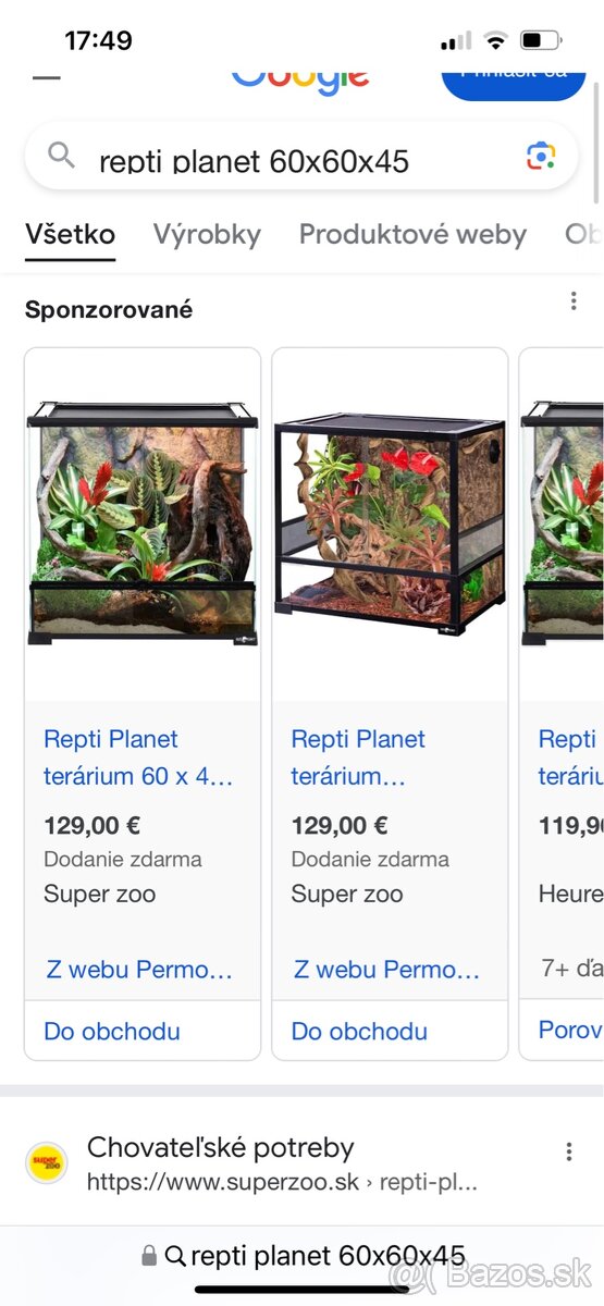 Terarium reptiplanet 60x60x45