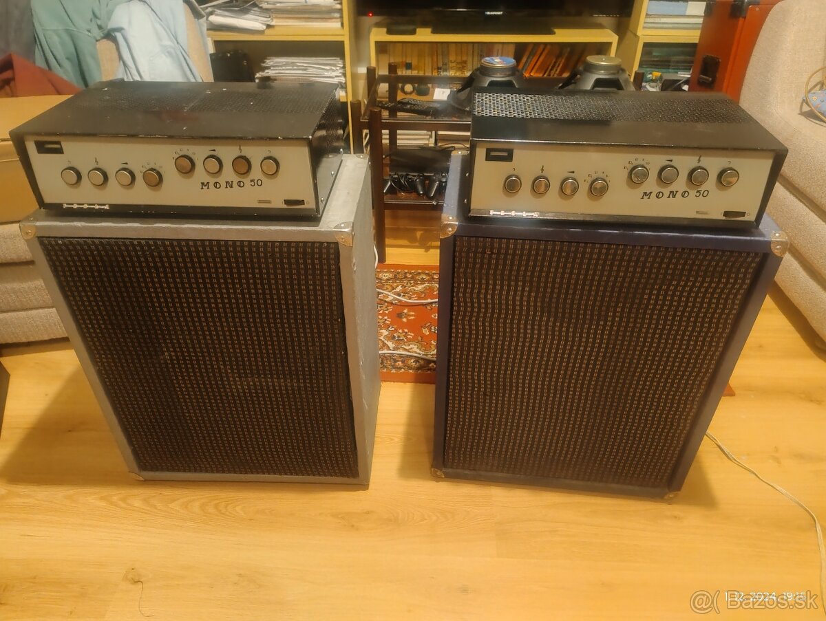 2x Tesla Mono 50 + 2x reprobox 2x12