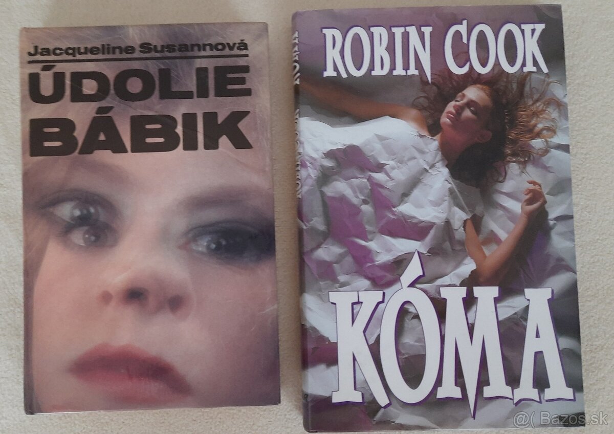 Knihy: Robin Cook-Kóma  a  J.Susanova-Údolie bábik