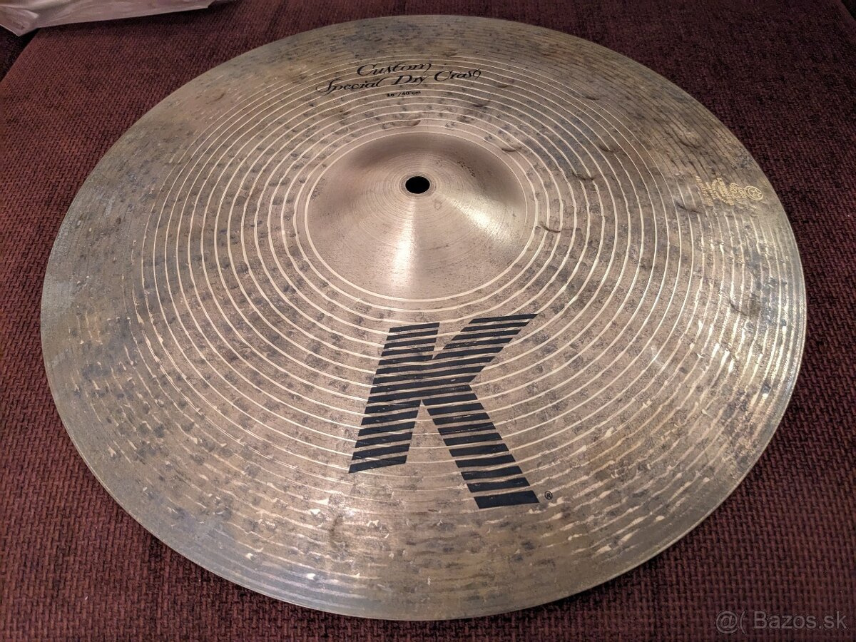 predám Zildjian K custom special dry crash 16"