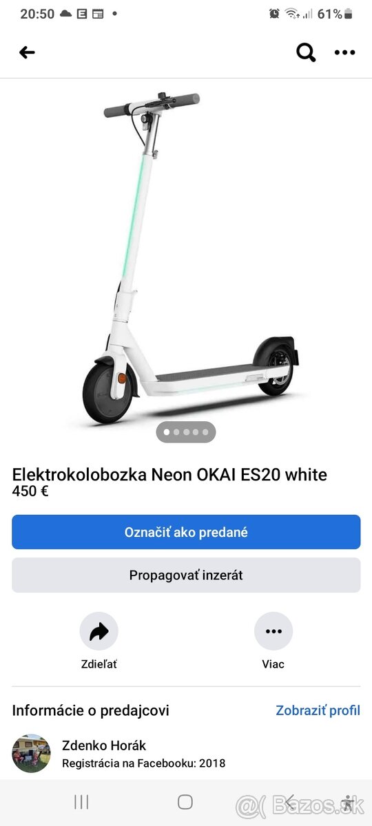 Okai Neon S20 white