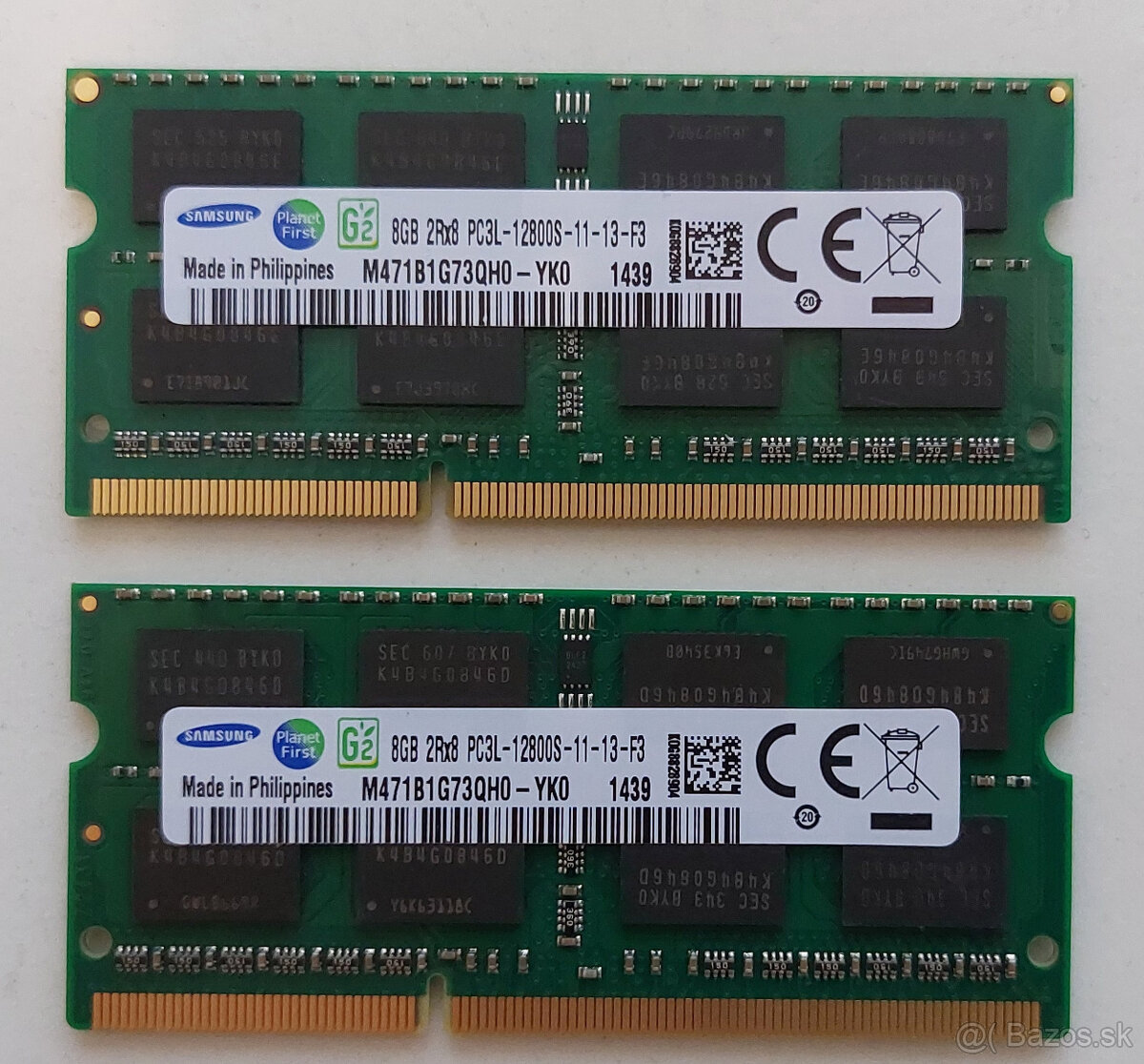 8GB DDR3L 1600Mhz SODIM Samsung