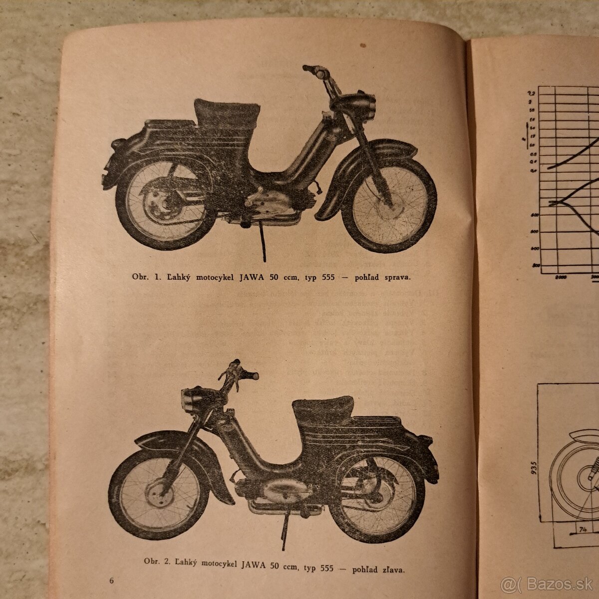 Originál návod na obsluhu a udržiavanie Jawa typ 555