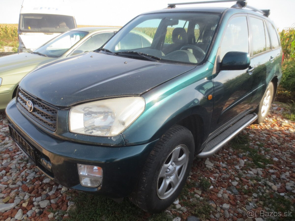 TOYOTA RAV 4 1ZZ-FE KOD MOTORU 1.8 OBSAH 92 KW  DIELY