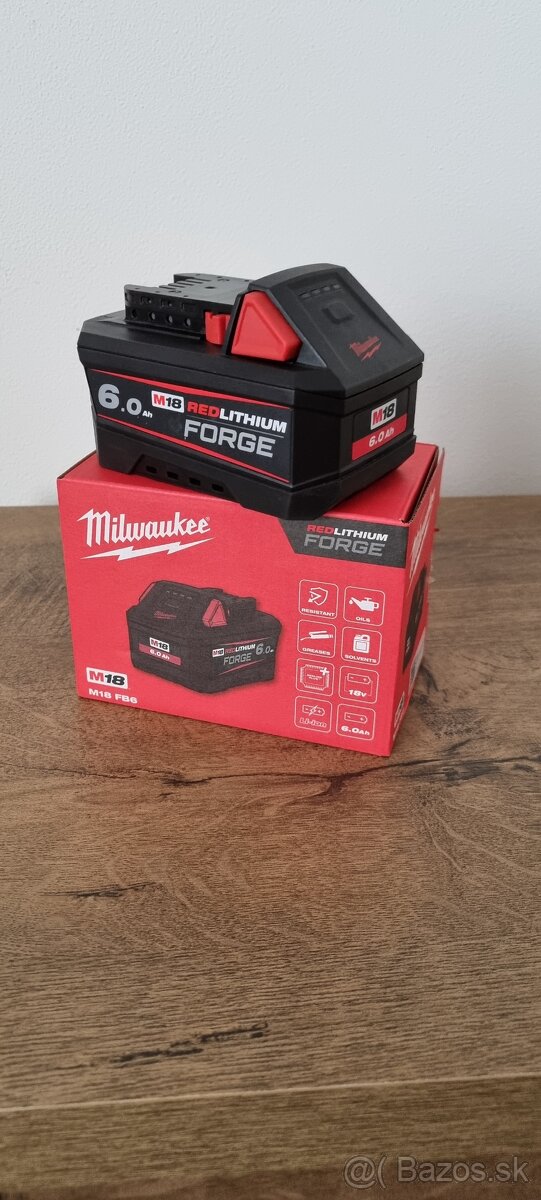 MILWAUKEE M18 FORGE 6.0 Ah Akumulátor