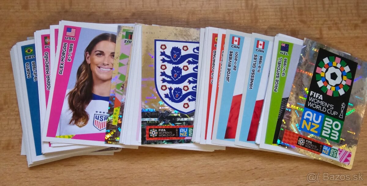 Panini Women's World Cup 2023 nálepky