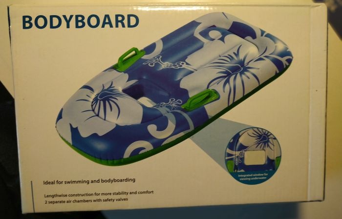 Nafukovací bodyboard pre deti do vody, nový nerozbalený.